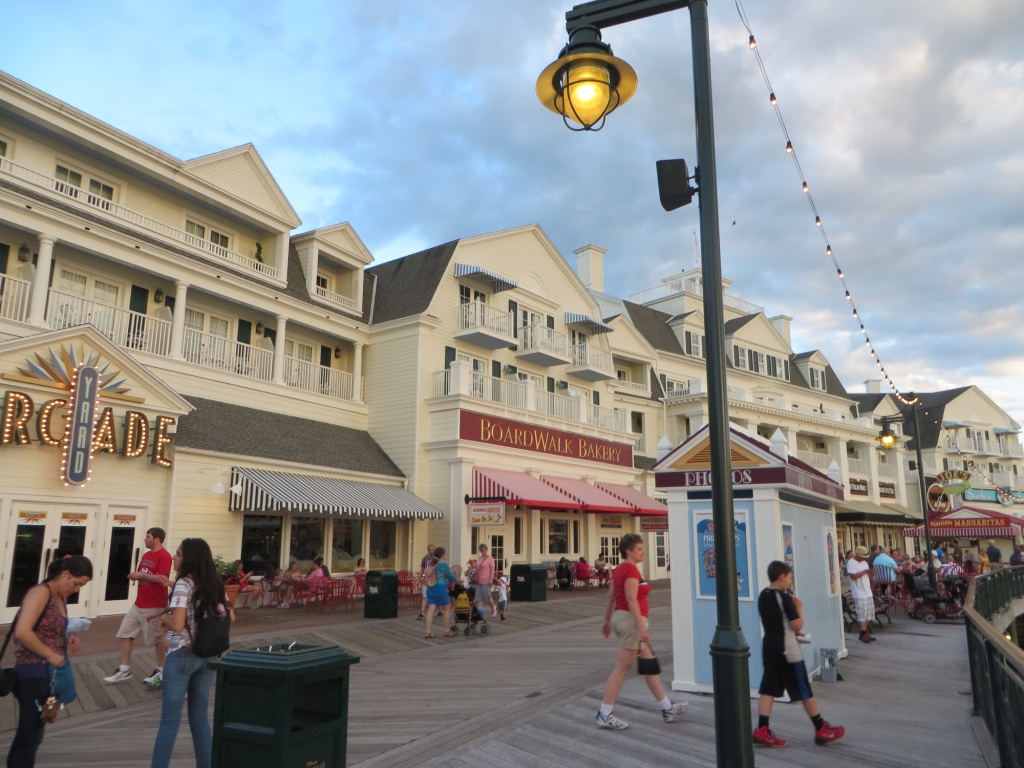 View of Dining Options on the Boardwalk