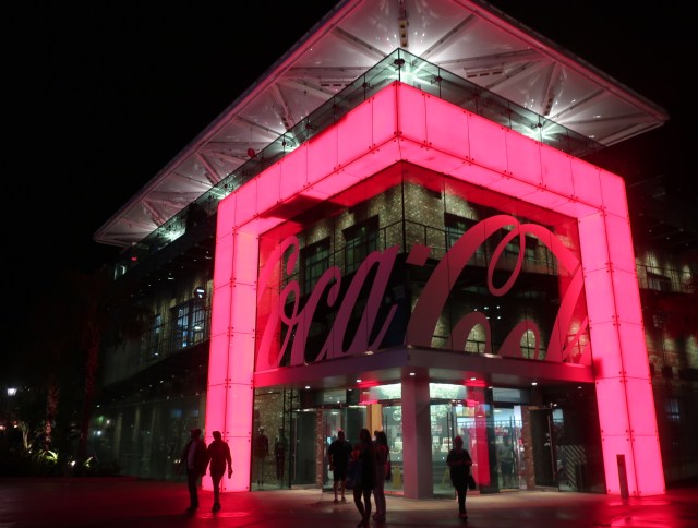 Coca Cola Store at Night